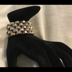 Sterling Silver 925 Pyramid Bracelet